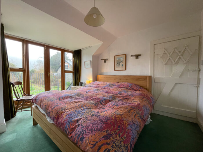 The master bedroom at Nick and Margaret's house