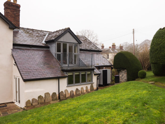 The rear of Nick and Margaret's house