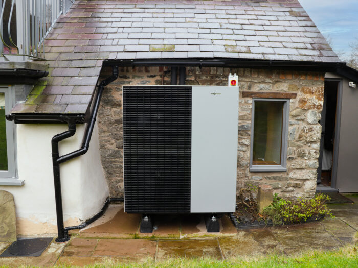 Heat pump at Nick and Margaret house