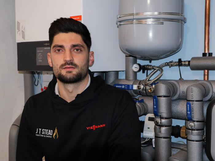 Heat-pump installer Josh Stead