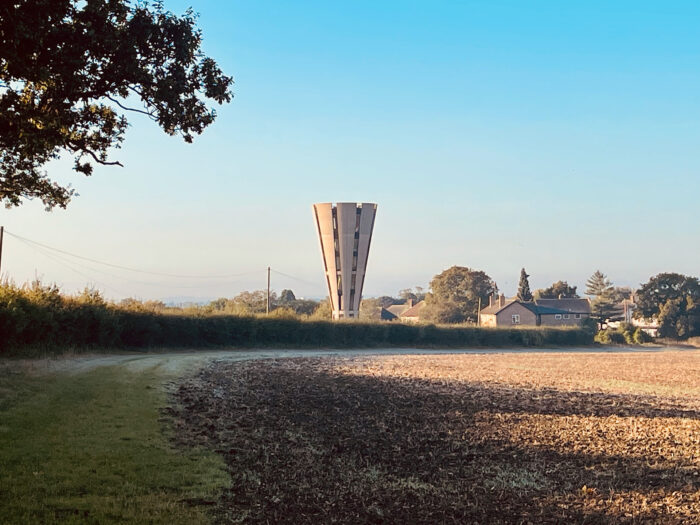 Tonwell Tower from a distance