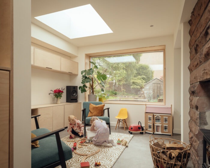 girls playing in the old extension 
