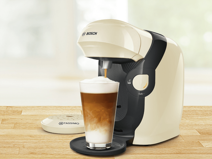 A Bosch Tassimo coffee machine 